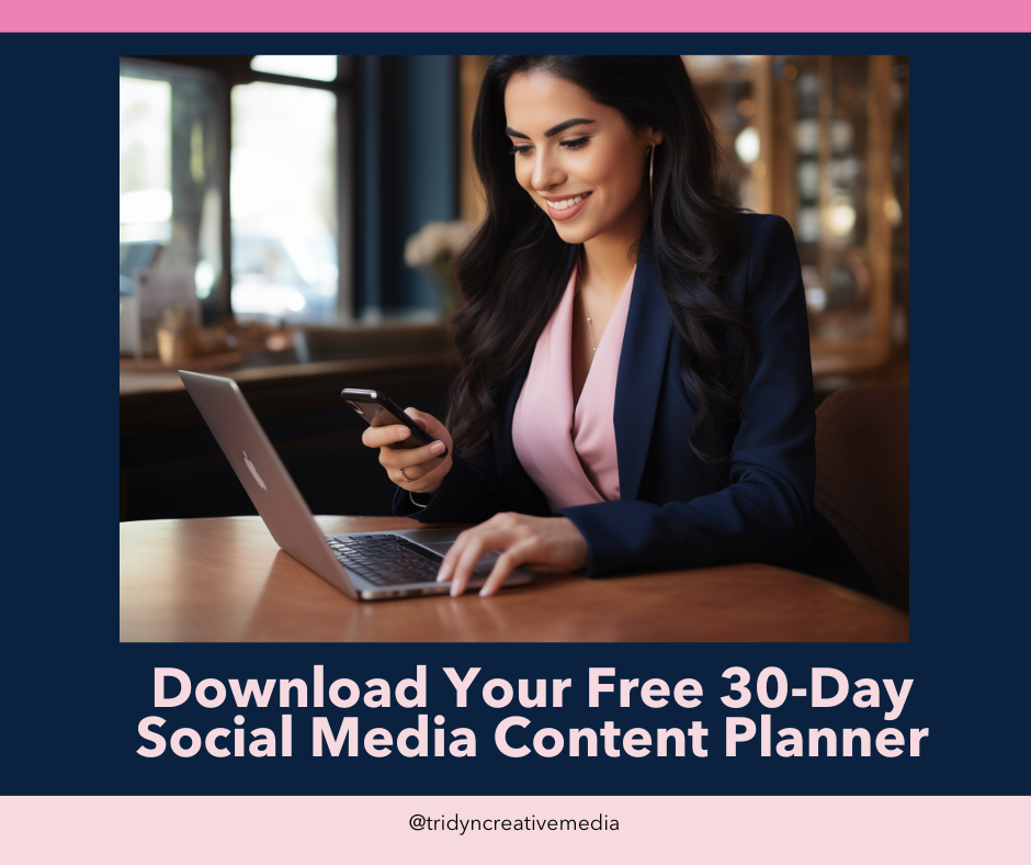 Download Your Free 30 Day Social Media Content Planner
