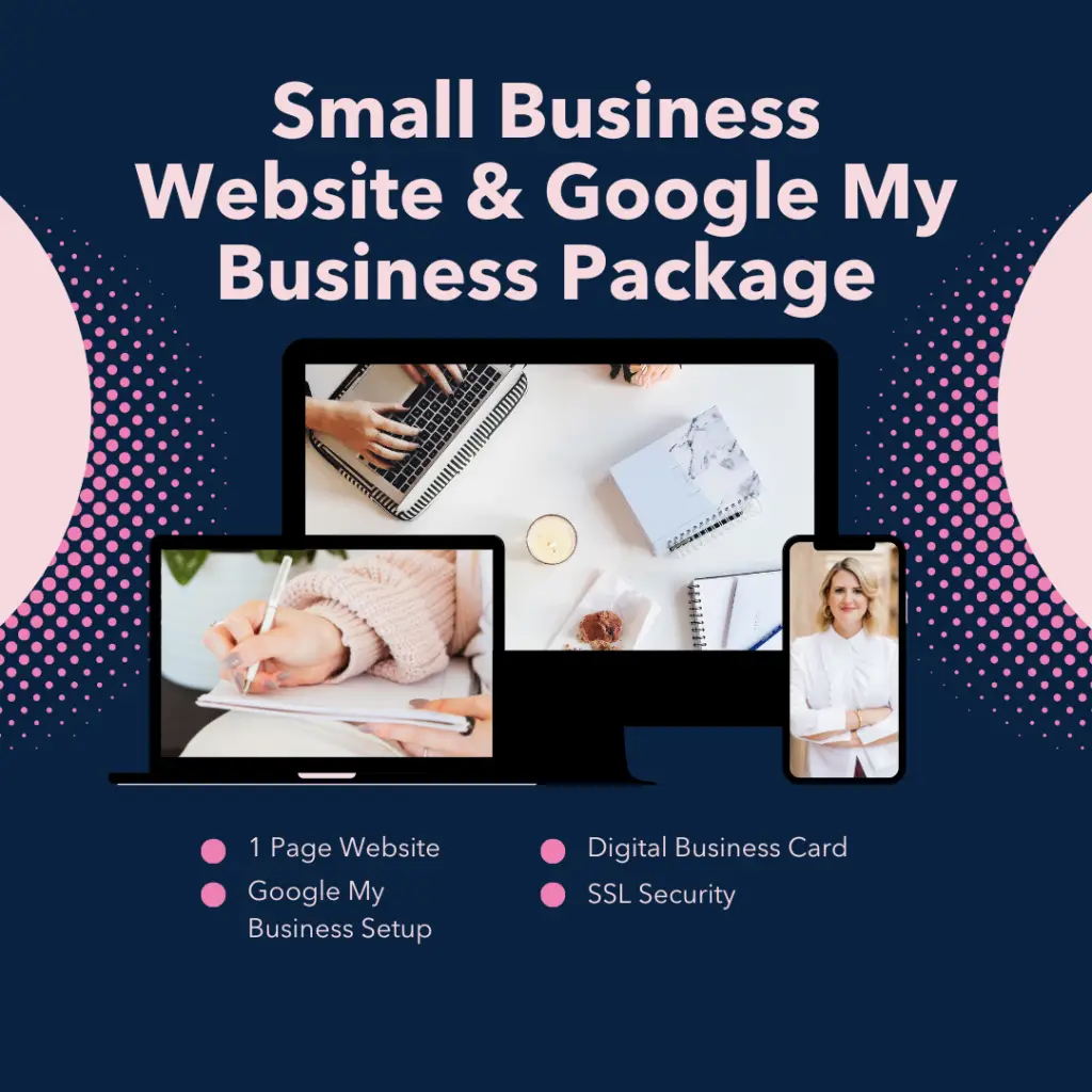 Small Business Website & Google My Business Package – 1-Page Website, GMB Setup, NFC Digital Business Card