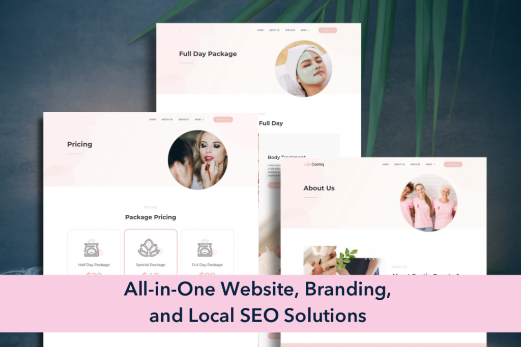 Business Launch Kit preview with website and Google setup for local businesses