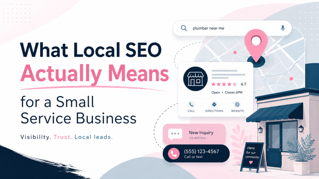 What Local SEO Actually Means for a Small Service Business 2 what local seo actually means small service business 1